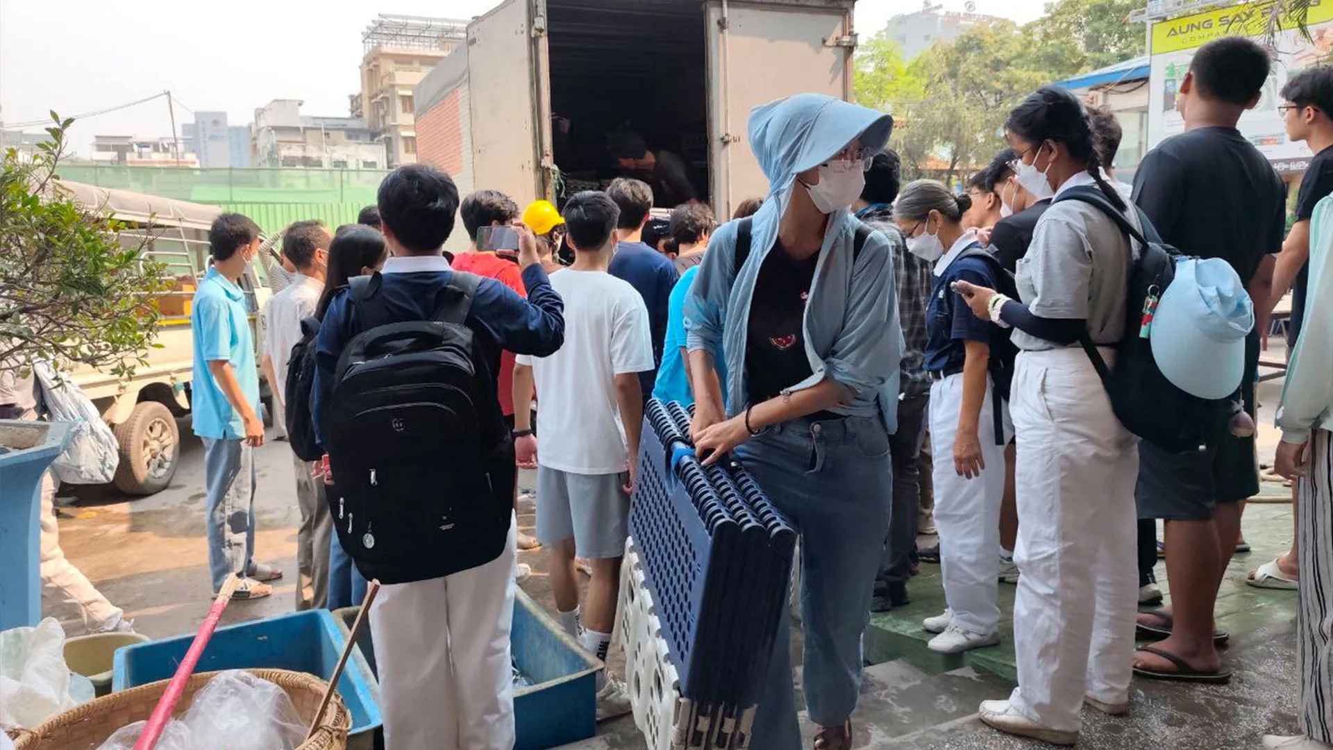 慈濟人道救援賑災物資已送入緬甸強震重災區