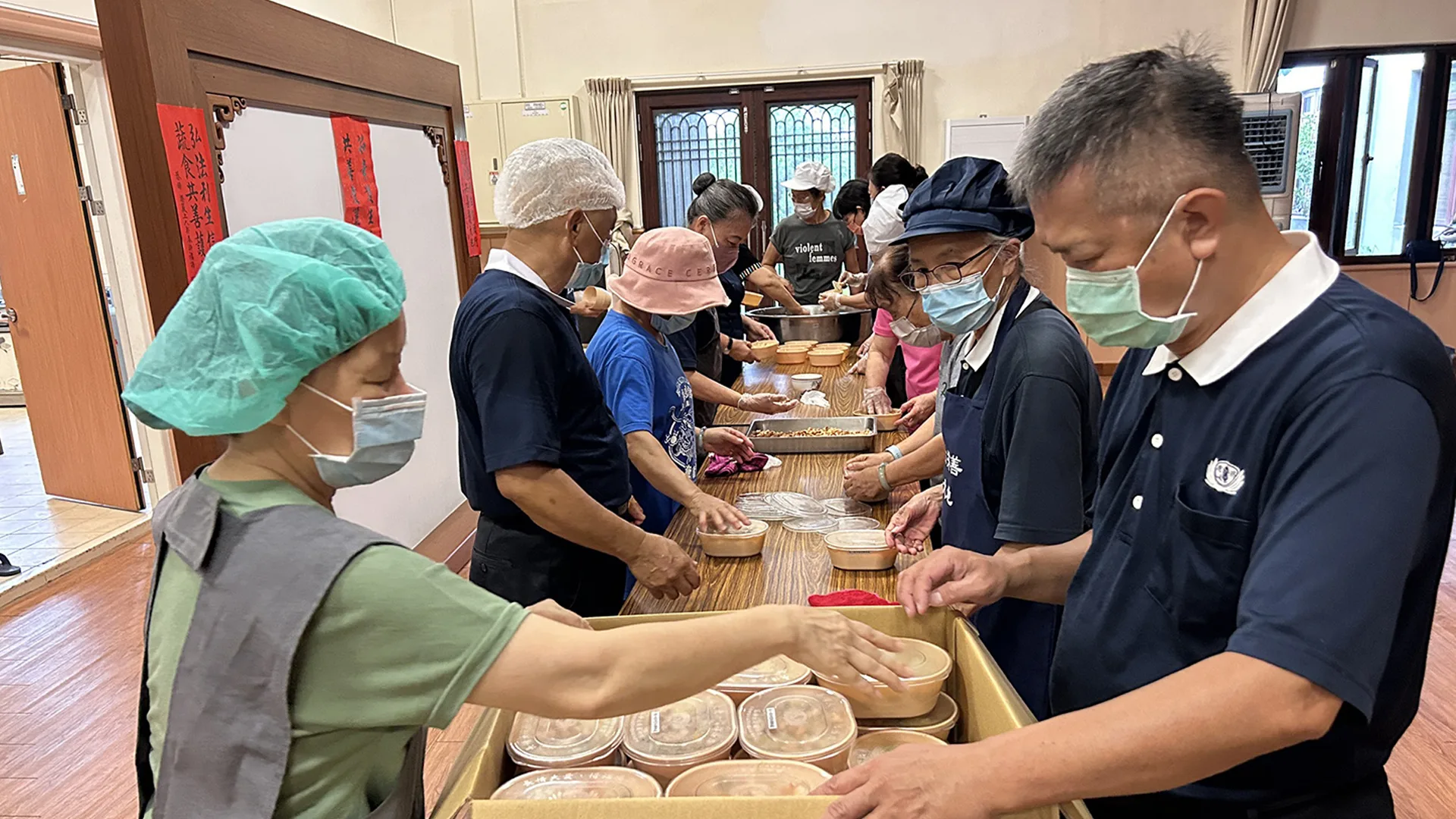 雲林慈濟提供熱食關懷0728水林豪雨影響民眾