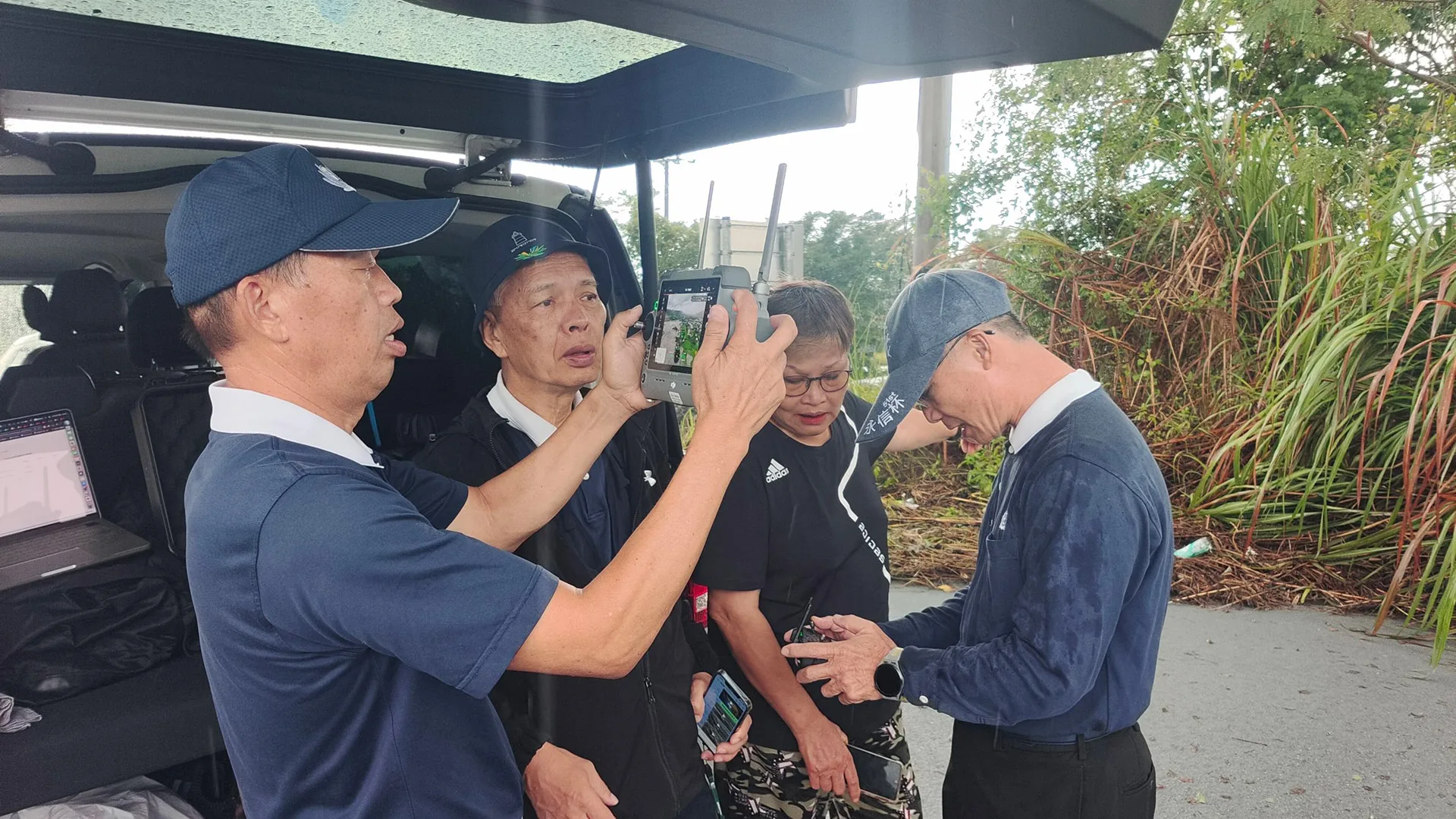 馬太鞍溪溢流橋梁斷裂 慈濟志工趕赴空拍勘災