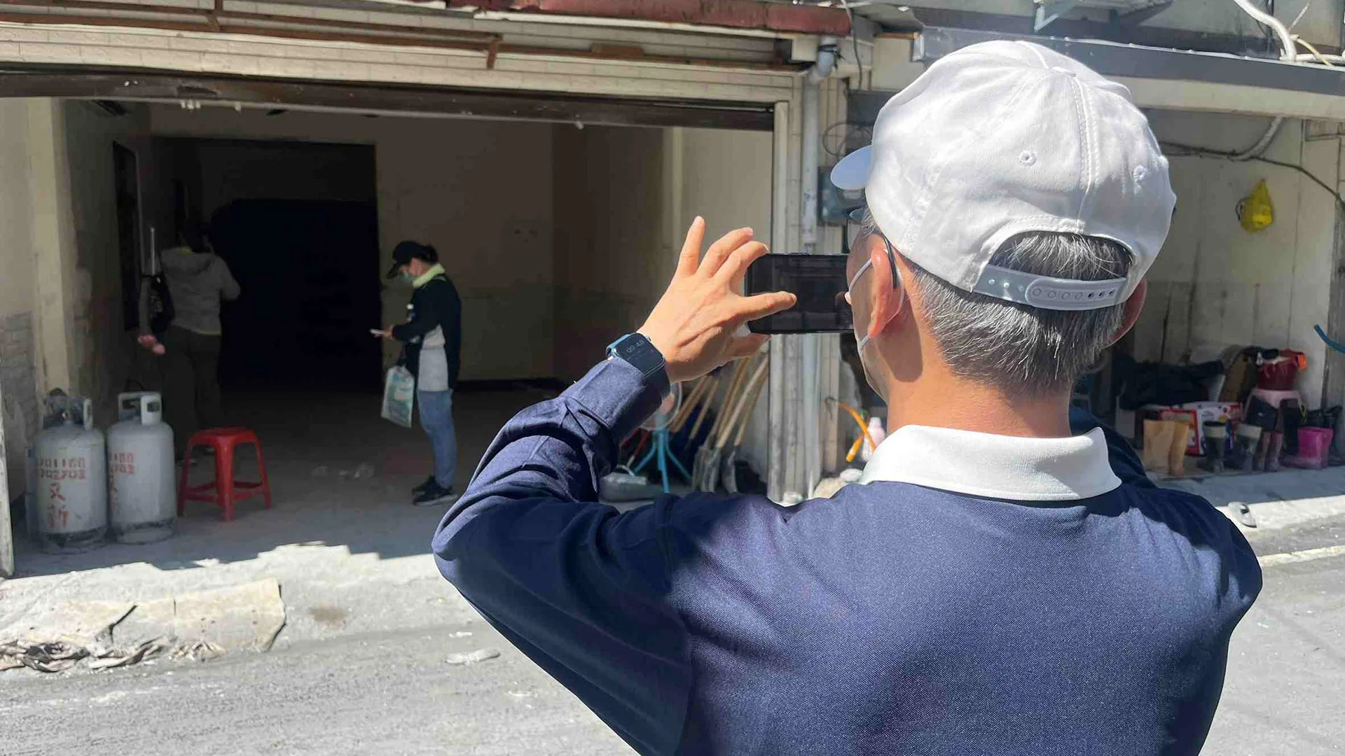 慈濟顏博文執行長關懷光復災區專業志工動員